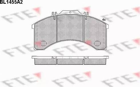 FTE BL1455A2 - Jarrupala, levyjarru inparts.fi