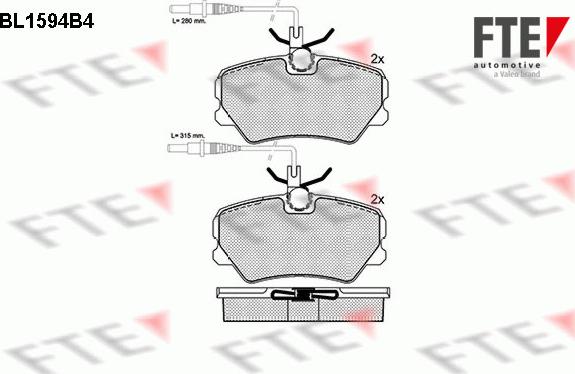 FTE BL1594B4 - Jarrupala, levyjarru inparts.fi