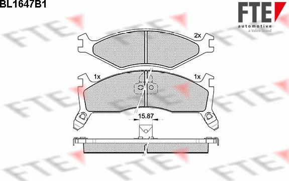 FTE BL1647B1 - Jarrupala, levyjarru inparts.fi