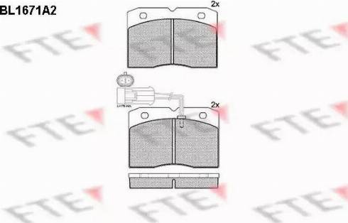 FTE BL1671A2 - Jarrupala, levyjarru inparts.fi