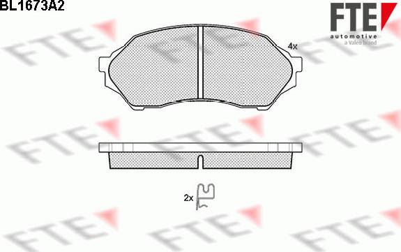 FTE BL1673A2 - Jarrupala, levyjarru inparts.fi