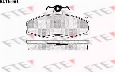 FTE BL1159A1 - Jarrupala, levyjarru inparts.fi