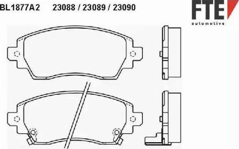 FTE BL1877A2 - Jarrupala, levyjarru inparts.fi