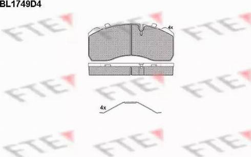 FTE BL1749D4 - Jarrupala, levyjarru inparts.fi