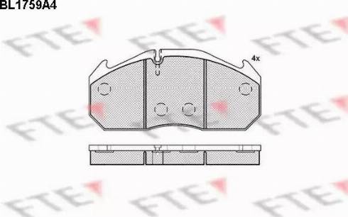 FTE BL1759A4 - Jarrupala, levyjarru inparts.fi