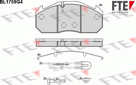 FTE BL1759G4 - Jarrupala, levyjarru inparts.fi