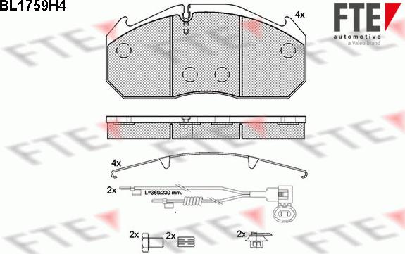 FTE BL1759H4 - Jarrupala, levyjarru inparts.fi