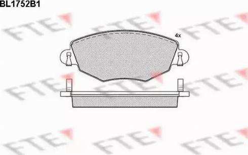 FTE BL1752B1 - Jarrupala, levyjarru inparts.fi