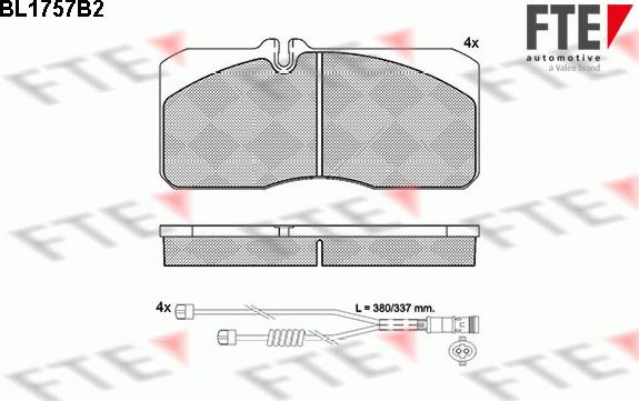 FTE BL1757B2 - Jarrupala, levyjarru inparts.fi