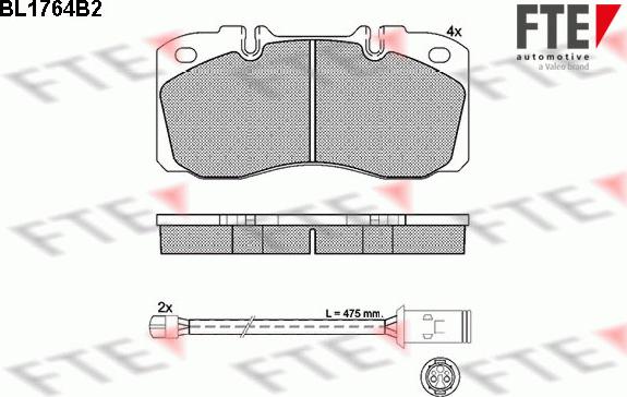 FTE BL1764B2 - Jarrupala, levyjarru inparts.fi