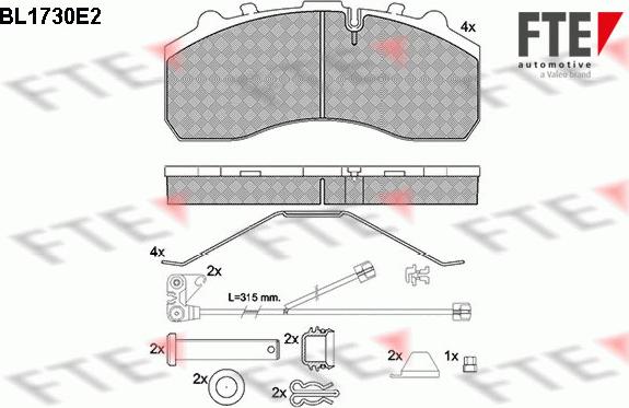 FTE BL1730E2 - Jarrupala, levyjarru inparts.fi