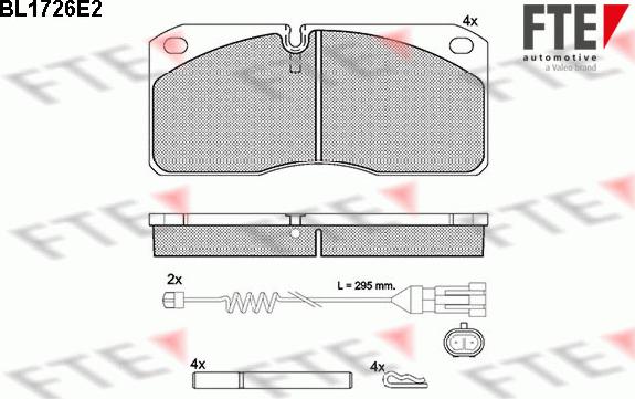 FTE BL1726E2 - Jarrupala, levyjarru inparts.fi