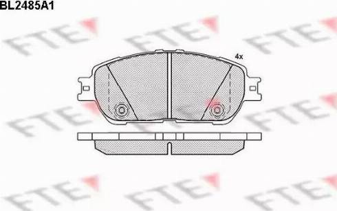 FTE BL2485A1 - Jarrupala, levyjarru inparts.fi