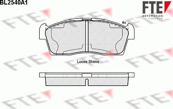 FTE BL2540A1 - Jarrupala, levyjarru inparts.fi