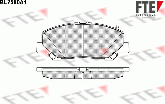 FTE BL2580A1 - Jarrupala, levyjarru inparts.fi