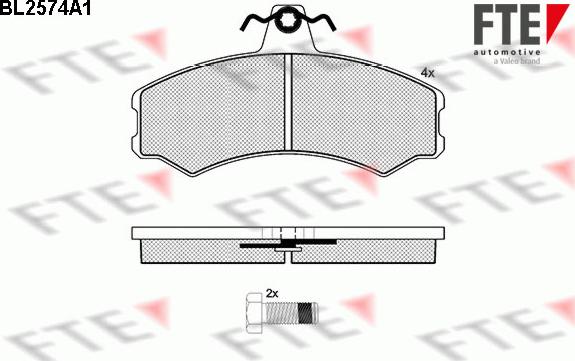 FTE BL2574A1 - Jarrupala, levyjarru inparts.fi