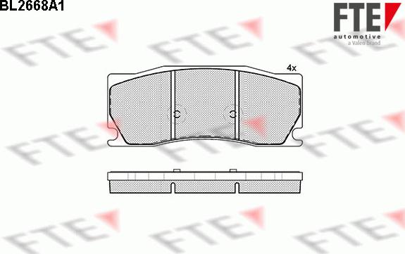 FTE BL2668A1 - Jarrupala, levyjarru inparts.fi