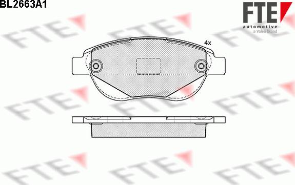 FTE BL2663A1 - Jarrupala, levyjarru inparts.fi