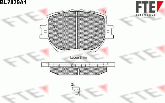 FTE BL2839A1 - Jarrupala, levyjarru inparts.fi