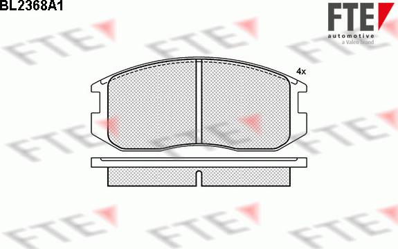 FTE BL2368A1 - Jarrupala, levyjarru inparts.fi