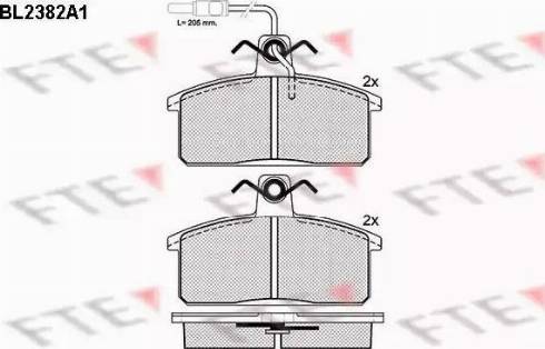 FTE BL2382A1 - Jarrupala, levyjarru inparts.fi