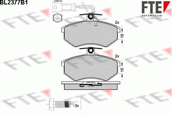 FTE BL2377B1 - Jarrupala, levyjarru inparts.fi