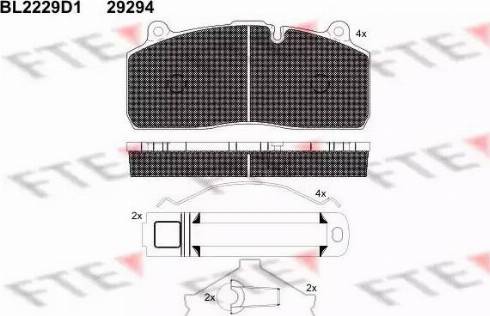 FTE BL2229D1 - Jarrupala, levyjarru inparts.fi