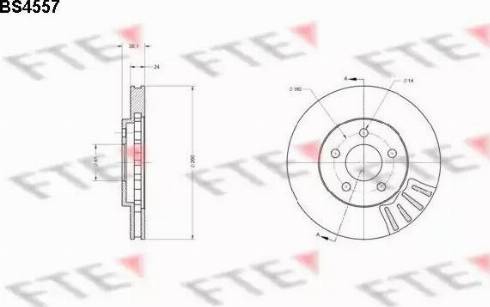 FTE BS4557 - Jarrulevy inparts.fi