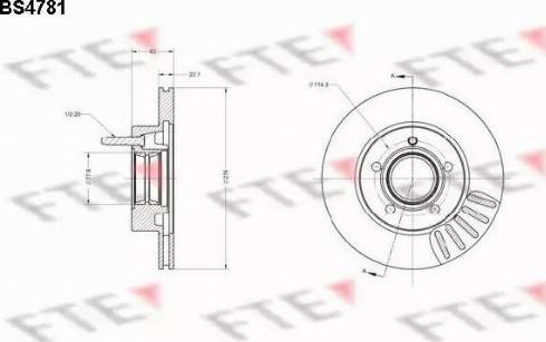 FTE BS4781 - Jarrulevy inparts.fi