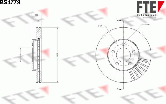 FTE BS4779 - Jarrulevy inparts.fi