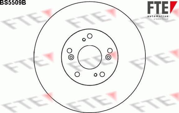 FTE BS5509B - Jarrulevy inparts.fi