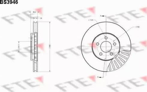 FTE BS3946 - Jarrulevy inparts.fi