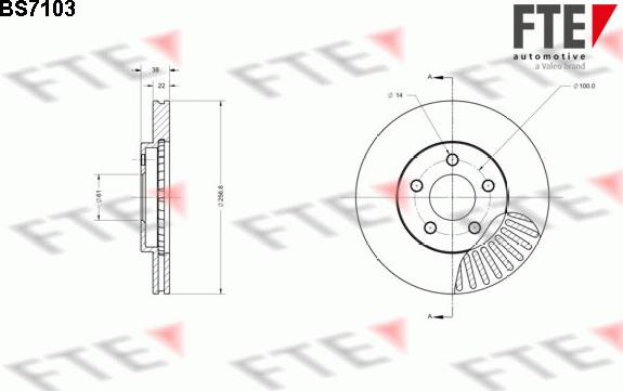 FTE BS7103 - Jarrulevy inparts.fi