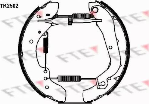 FTE TK2502 - Jarrukenkäsarja inparts.fi