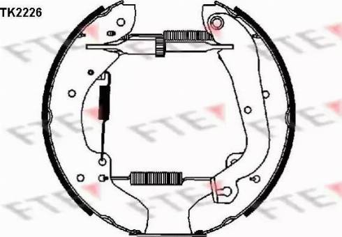 FTE TK2226 - Jarrukenkäsarja inparts.fi