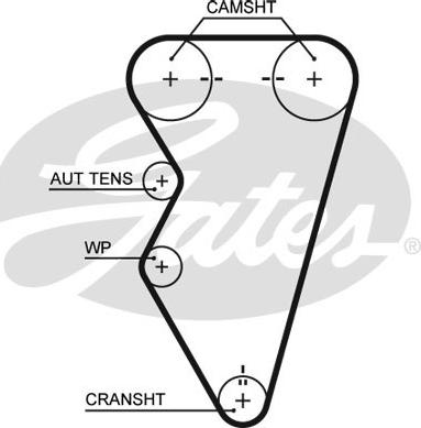 Gates 5497XS - Hammashihnat inparts.fi