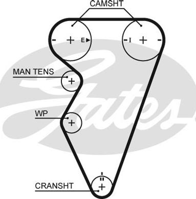 Gates 5416XS - Hammashihnat inparts.fi