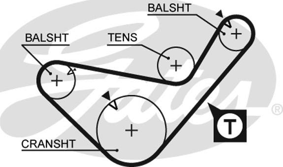 Gates 5436XS - Hammashihnat inparts.fi