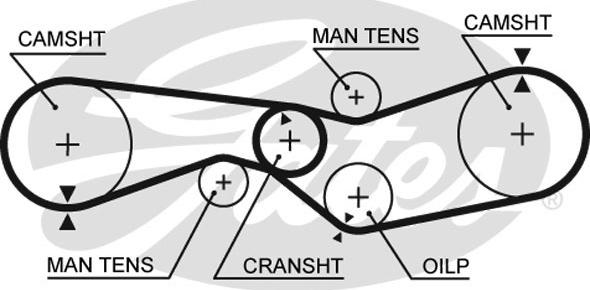 Gates 5009 - Hammashihnat inparts.fi