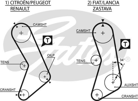 Gates 5003 - Hammashihnat inparts.fi