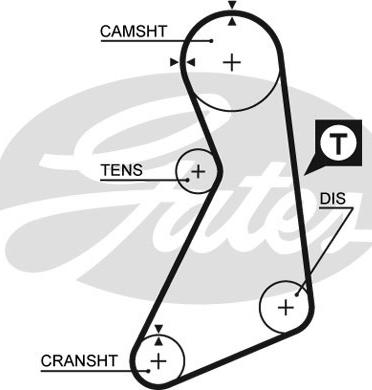 Gates 5399XS - Hammashihnat inparts.fi