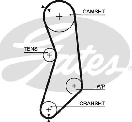 Gates 5319 - Hammashihnat inparts.fi