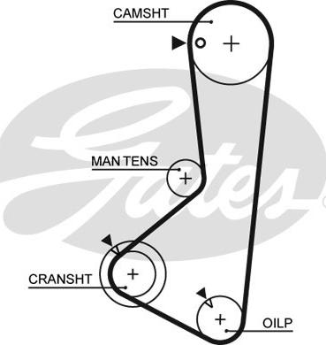 Gates 5254XS - Hammashihnat inparts.fi