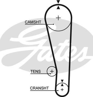 Gates 5268 - Hammashihnat inparts.fi