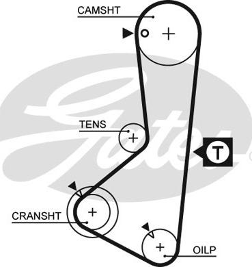 Gates 5075XS - Hammashihnat inparts.fi