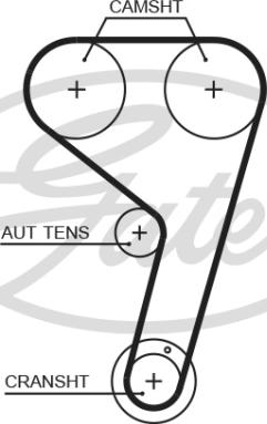 Gates K01T354HOB - Hammashihnasarja inparts.fi