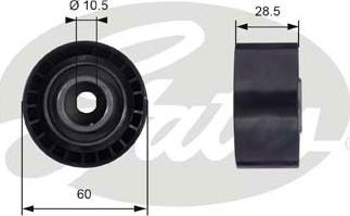 Gates T42036 - Ohjainrulla, hammashihna inparts.fi