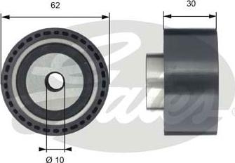 Gates T42198 - Ohjainrulla, hammashihna inparts.fi