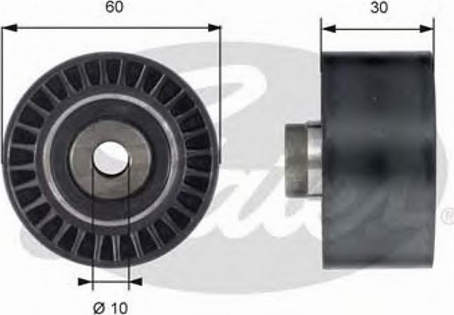 Gates T42161 - Ohjainrulla, hammashihna inparts.fi