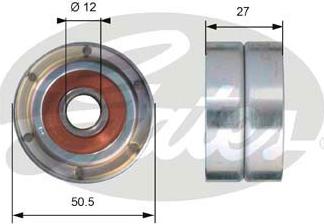 Gates T42102 - Ohjainrulla, hammashihna inparts.fi